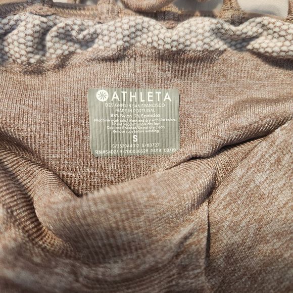 Athleta Allegro‎ Support Tank Top Mauve Women's Size Small - Picture 3 of 5